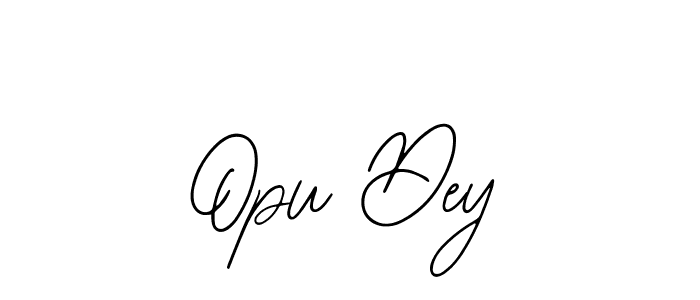 Make a beautiful signature design for name Opu Dey. With this signature (Bearetta-2O07w) style, you can create a handwritten signature for free. Opu Dey signature style 12 images and pictures png