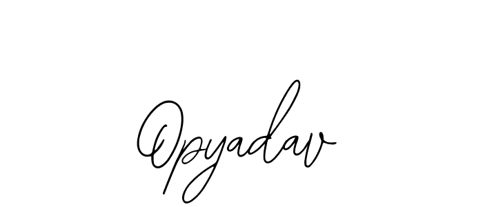 Also You can easily find your signature by using the search form. We will create Opyadav name handwritten signature images for you free of cost using Bearetta-2O07w sign style. Opyadav signature style 12 images and pictures png