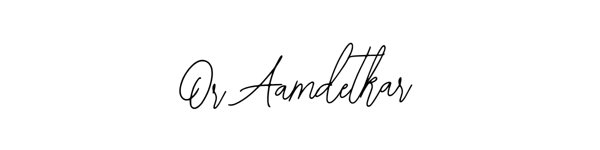 Or Aamdetkar stylish signature style. Best Handwritten Sign (Bearetta-2O07w) for my name. Handwritten Signature Collection Ideas for my name Or Aamdetkar. Or Aamdetkar signature style 12 images and pictures png