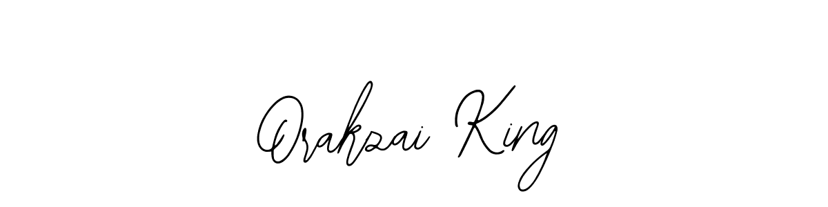 Use a signature maker to create a handwritten signature online. With this signature software, you can design (Bearetta-2O07w) your own signature for name Orakzai King. Orakzai King signature style 12 images and pictures png