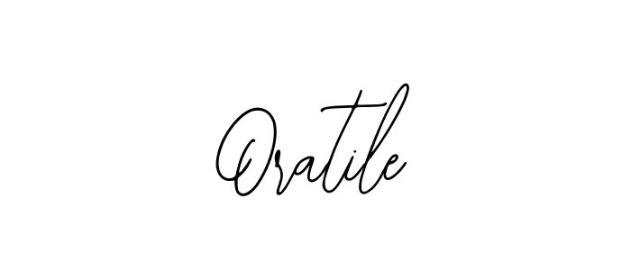 How to make Oratile signature? Bearetta-2O07w is a professional autograph style. Create handwritten signature for Oratile name. Oratile signature style 12 images and pictures png