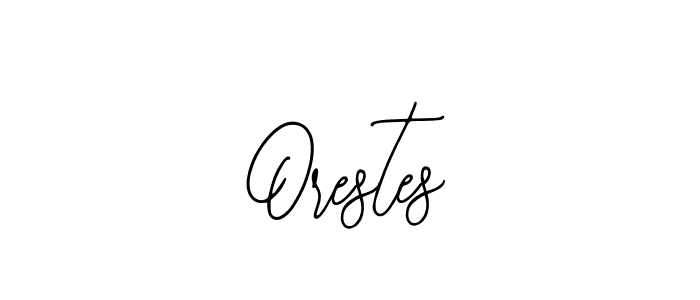 Use a signature maker to create a handwritten signature online. With this signature software, you can design (Bearetta-2O07w) your own signature for name Orestes. Orestes signature style 12 images and pictures png