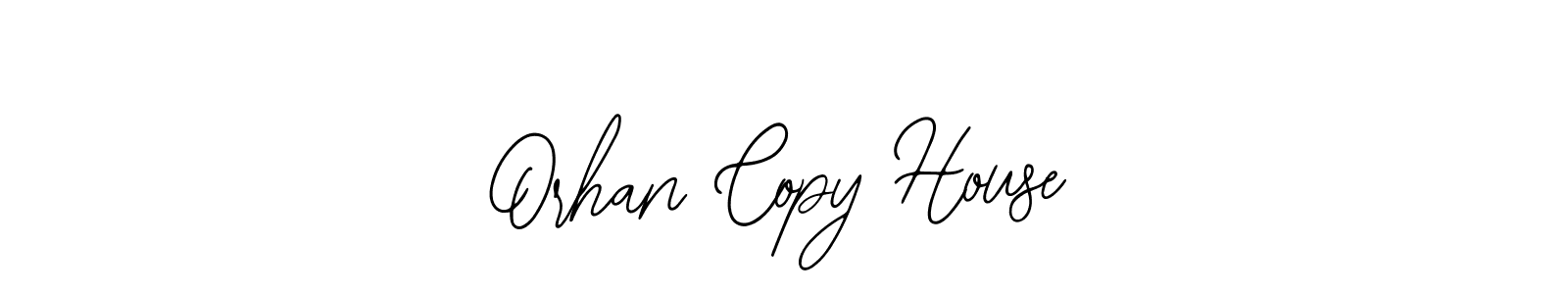Similarly Bearetta-2O07w is the best handwritten signature design. Signature creator online .You can use it as an online autograph creator for name Orhan Copy House. Orhan Copy House signature style 12 images and pictures png