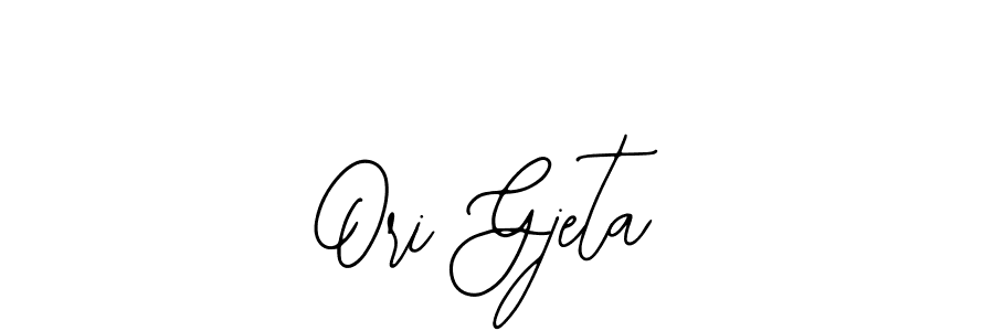 The best way (Bearetta-2O07w) to make a short signature is to pick only two or three words in your name. The name Ori Gjeta include a total of six letters. For converting this name. Ori Gjeta signature style 12 images and pictures png
