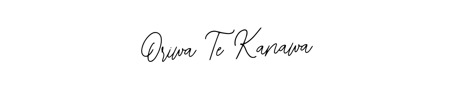 Make a beautiful signature design for name Oriwa Te Kanawa. With this signature (Bearetta-2O07w) style, you can create a handwritten signature for free. Oriwa Te Kanawa signature style 12 images and pictures png