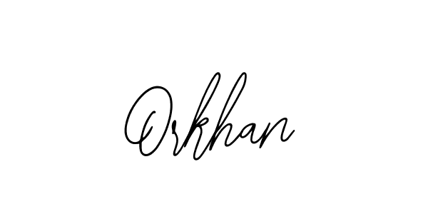 You should practise on your own different ways (Bearetta-2O07w) to write your name (Orkhan) in signature. don't let someone else do it for you. Orkhan signature style 12 images and pictures png