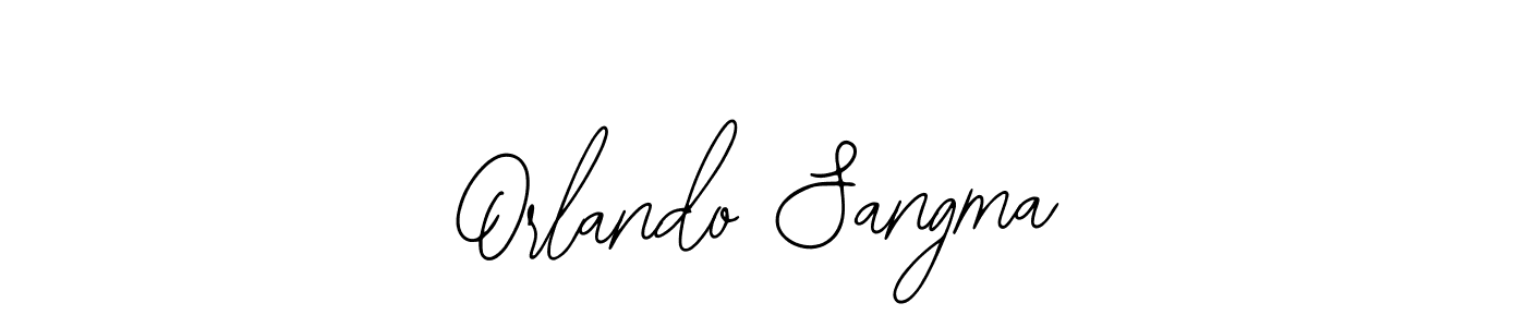 Use a signature maker to create a handwritten signature online. With this signature software, you can design (Bearetta-2O07w) your own signature for name Orlando Sangma. Orlando Sangma signature style 12 images and pictures png
