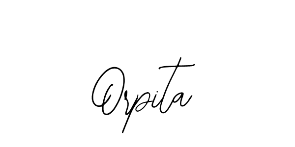 The best way (Bearetta-2O07w) to make a short signature is to pick only two or three words in your name. The name Orpita include a total of six letters. For converting this name. Orpita signature style 12 images and pictures png