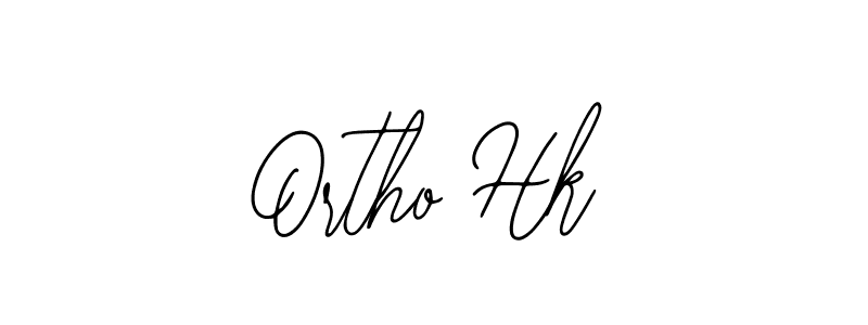 Use a signature maker to create a handwritten signature online. With this signature software, you can design (Bearetta-2O07w) your own signature for name Ortho Hk. Ortho Hk signature style 12 images and pictures png