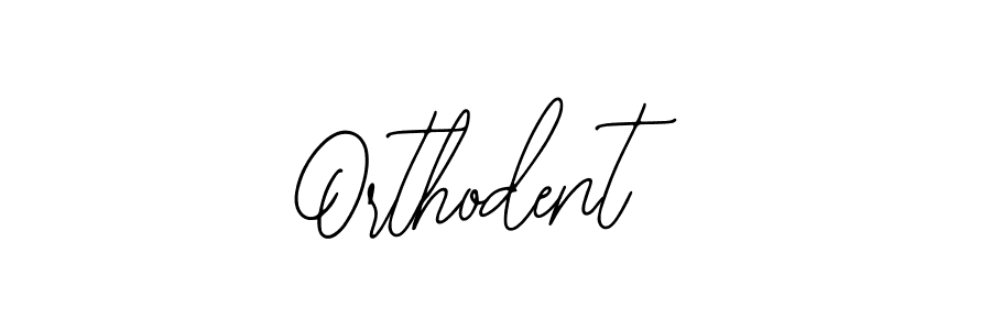 Orthodent stylish signature style. Best Handwritten Sign (Bearetta-2O07w) for my name. Handwritten Signature Collection Ideas for my name Orthodent. Orthodent signature style 12 images and pictures png