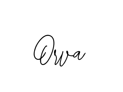 Design your own signature with our free online signature maker. With this signature software, you can create a handwritten (Bearetta-2O07w) signature for name Orva. Orva signature style 12 images and pictures png