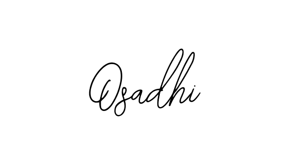 Also You can easily find your signature by using the search form. We will create Osadhi name handwritten signature images for you free of cost using Bearetta-2O07w sign style. Osadhi signature style 12 images and pictures png