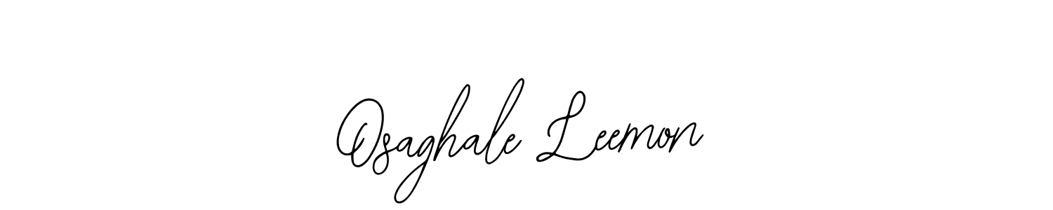 It looks lik you need a new signature style for name Osaghale Leemon. Design unique handwritten (Bearetta-2O07w) signature with our free signature maker in just a few clicks. Osaghale Leemon signature style 12 images and pictures png