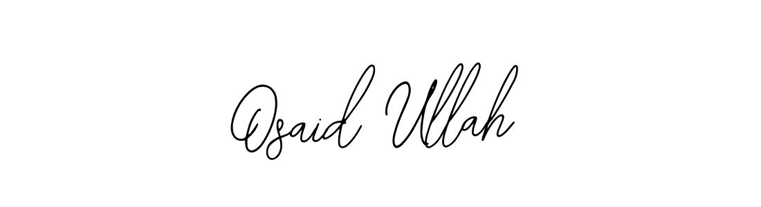 The best way (Bearetta-2O07w) to make a short signature is to pick only two or three words in your name. The name Osaid Ullah include a total of six letters. For converting this name. Osaid Ullah signature style 12 images and pictures png