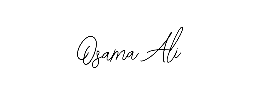 Design your own signature with our free online signature maker. With this signature software, you can create a handwritten (Bearetta-2O07w) signature for name Osama Ali. Osama Ali signature style 12 images and pictures png