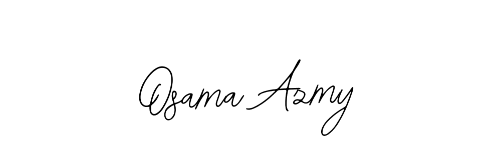 Similarly Bearetta-2O07w is the best handwritten signature design. Signature creator online .You can use it as an online autograph creator for name Osama Azmy. Osama Azmy signature style 12 images and pictures png