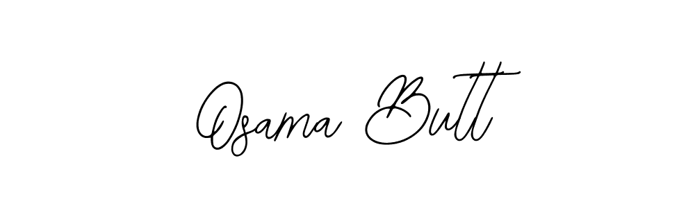 The best way (Bearetta-2O07w) to make a short signature is to pick only two or three words in your name. The name Osama Butt include a total of six letters. For converting this name. Osama Butt signature style 12 images and pictures png