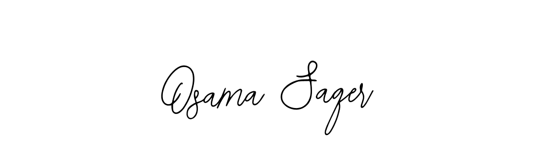 Design your own signature with our free online signature maker. With this signature software, you can create a handwritten (Bearetta-2O07w) signature for name Osama Saqer. Osama Saqer signature style 12 images and pictures png