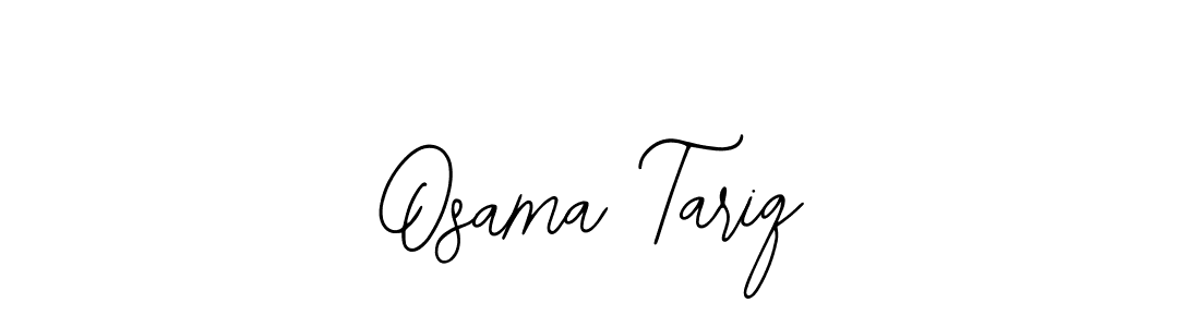 Design your own signature with our free online signature maker. With this signature software, you can create a handwritten (Bearetta-2O07w) signature for name Osama Tariq. Osama Tariq signature style 12 images and pictures png