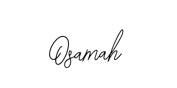 How to make Osamah signature? Bearetta-2O07w is a professional autograph style. Create handwritten signature for Osamah name. Osamah signature style 12 images and pictures png