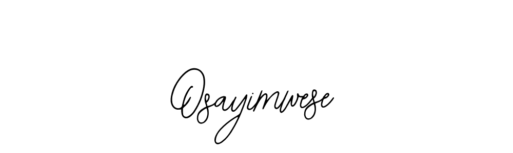 Make a beautiful signature design for name Osayimwese. With this signature (Bearetta-2O07w) style, you can create a handwritten signature for free. Osayimwese signature style 12 images and pictures png