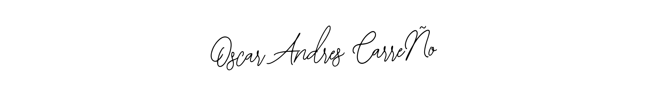 This is the best signature style for the Oscar Andres CarreÑo name. Also you like these signature font (Bearetta-2O07w). Mix name signature. Oscar Andres CarreÑo signature style 12 images and pictures png