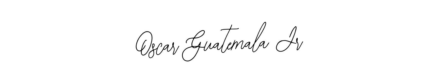How to make Oscar Guatemala Jr signature? Bearetta-2O07w is a professional autograph style. Create handwritten signature for Oscar Guatemala Jr name. Oscar Guatemala Jr signature style 12 images and pictures png