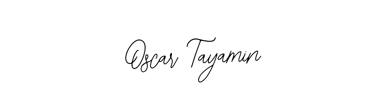 The best way (Bearetta-2O07w) to make a short signature is to pick only two or three words in your name. The name Oscar Tayamin include a total of six letters. For converting this name. Oscar Tayamin signature style 12 images and pictures png
