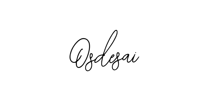 Bearetta-2O07w is a professional signature style that is perfect for those who want to add a touch of class to their signature. It is also a great choice for those who want to make their signature more unique. Get Osdesai name to fancy signature for free. Osdesai signature style 12 images and pictures png