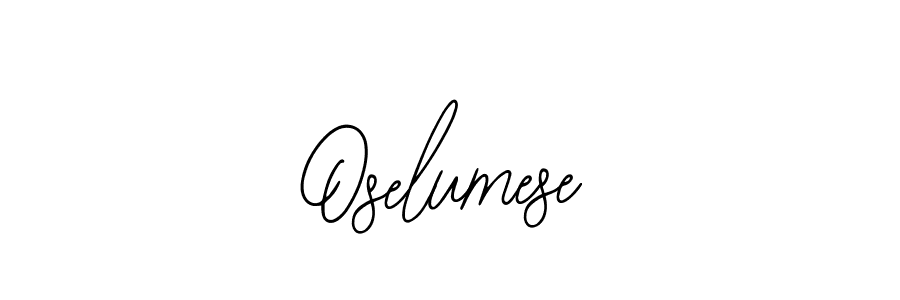 Oselumese stylish signature style. Best Handwritten Sign (Bearetta-2O07w) for my name. Handwritten Signature Collection Ideas for my name Oselumese. Oselumese signature style 12 images and pictures png