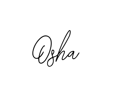 How to make Osha name signature. Use Bearetta-2O07w style for creating short signs online. This is the latest handwritten sign. Osha signature style 12 images and pictures png