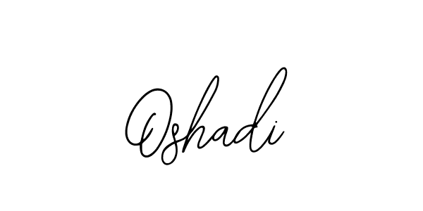 Use a signature maker to create a handwritten signature online. With this signature software, you can design (Bearetta-2O07w) your own signature for name Oshadi. Oshadi signature style 12 images and pictures png