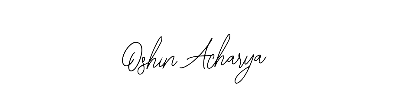 Oshin Acharya stylish signature style. Best Handwritten Sign (Bearetta-2O07w) for my name. Handwritten Signature Collection Ideas for my name Oshin Acharya. Oshin Acharya signature style 12 images and pictures png