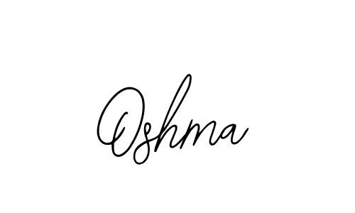 You should practise on your own different ways (Bearetta-2O07w) to write your name (Oshma) in signature. don't let someone else do it for you. Oshma signature style 12 images and pictures png