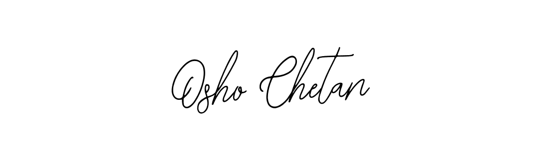 The best way (Bearetta-2O07w) to make a short signature is to pick only two or three words in your name. The name Osho Chetan include a total of six letters. For converting this name. Osho Chetan signature style 12 images and pictures png