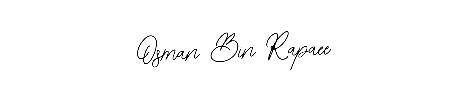 The best way (Bearetta-2O07w) to make a short signature is to pick only two or three words in your name. The name Osman Bin Rapaee include a total of six letters. For converting this name. Osman Bin Rapaee signature style 12 images and pictures png