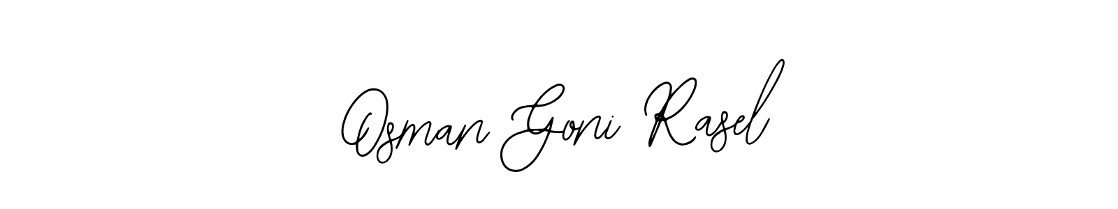 It looks lik you need a new signature style for name Osman Goni Rasel. Design unique handwritten (Bearetta-2O07w) signature with our free signature maker in just a few clicks. Osman Goni Rasel signature style 12 images and pictures png