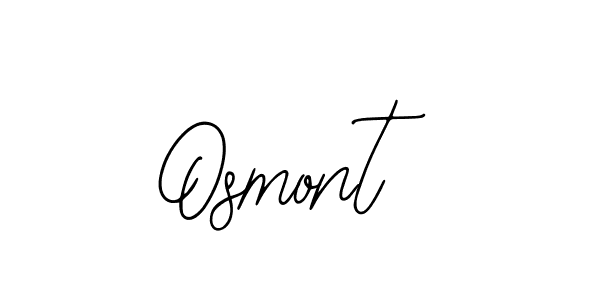 Osmont stylish signature style. Best Handwritten Sign (Bearetta-2O07w) for my name. Handwritten Signature Collection Ideas for my name Osmont. Osmont signature style 12 images and pictures png