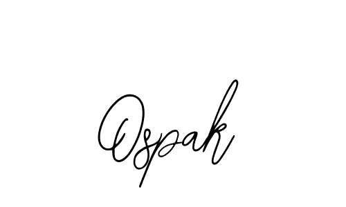 Ospak stylish signature style. Best Handwritten Sign (Bearetta-2O07w) for my name. Handwritten Signature Collection Ideas for my name Ospak. Ospak signature style 12 images and pictures png