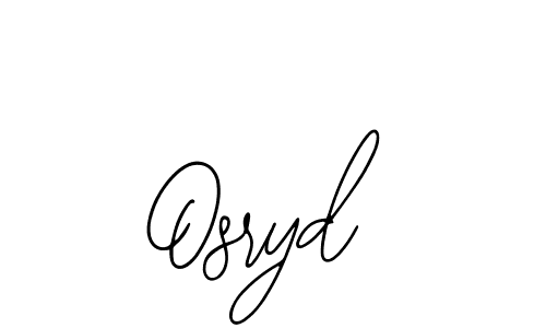 How to make Osryd name signature. Use Bearetta-2O07w style for creating short signs online. This is the latest handwritten sign. Osryd signature style 12 images and pictures png