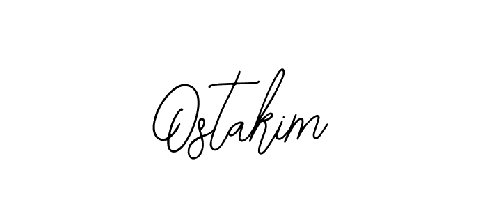 Design your own signature with our free online signature maker. With this signature software, you can create a handwritten (Bearetta-2O07w) signature for name Ostakim. Ostakim signature style 12 images and pictures png