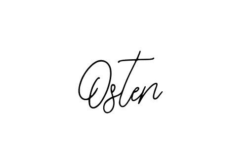Design your own signature with our free online signature maker. With this signature software, you can create a handwritten (Bearetta-2O07w) signature for name Osten. Osten signature style 12 images and pictures png