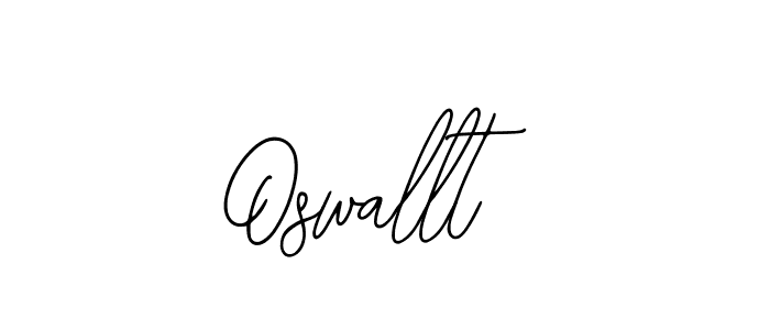 Oswallt stylish signature style. Best Handwritten Sign (Bearetta-2O07w) for my name. Handwritten Signature Collection Ideas for my name Oswallt. Oswallt signature style 12 images and pictures png