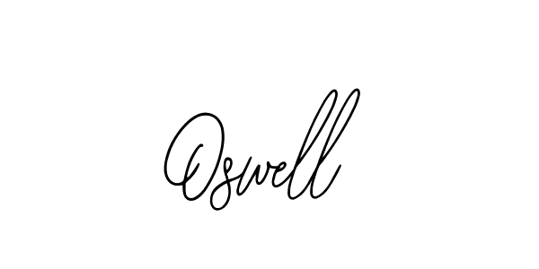 Oswell stylish signature style. Best Handwritten Sign (Bearetta-2O07w) for my name. Handwritten Signature Collection Ideas for my name Oswell. Oswell signature style 12 images and pictures png