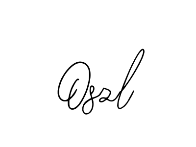 You should practise on your own different ways (Bearetta-2O07w) to write your name (Oszl) in signature. don't let someone else do it for you. Oszl signature style 12 images and pictures png