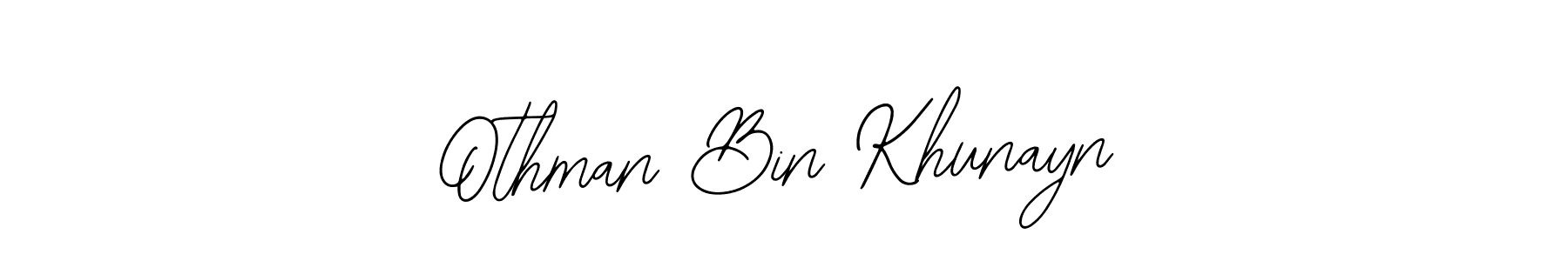 Make a beautiful signature design for name Othman Bin Khunayn. With this signature (Bearetta-2O07w) style, you can create a handwritten signature for free. Othman Bin Khunayn signature style 12 images and pictures png