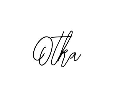 Make a beautiful signature design for name Otka. With this signature (Bearetta-2O07w) style, you can create a handwritten signature for free. Otka signature style 12 images and pictures png