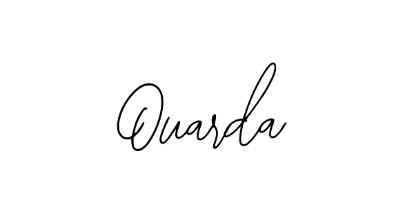 Make a beautiful signature design for name Ouarda. With this signature (Bearetta-2O07w) style, you can create a handwritten signature for free. Ouarda signature style 12 images and pictures png