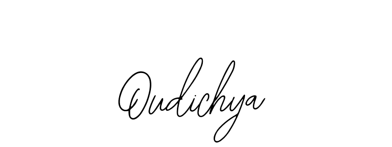 How to make Oudichya signature? Bearetta-2O07w is a professional autograph style. Create handwritten signature for Oudichya name. Oudichya signature style 12 images and pictures png