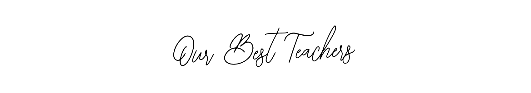 How to Draw Our Best Teachers signature style? Bearetta-2O07w is a latest design signature styles for name Our Best Teachers. Our Best Teachers signature style 12 images and pictures png